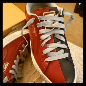 Pumas. Two Toned All Leather Upper